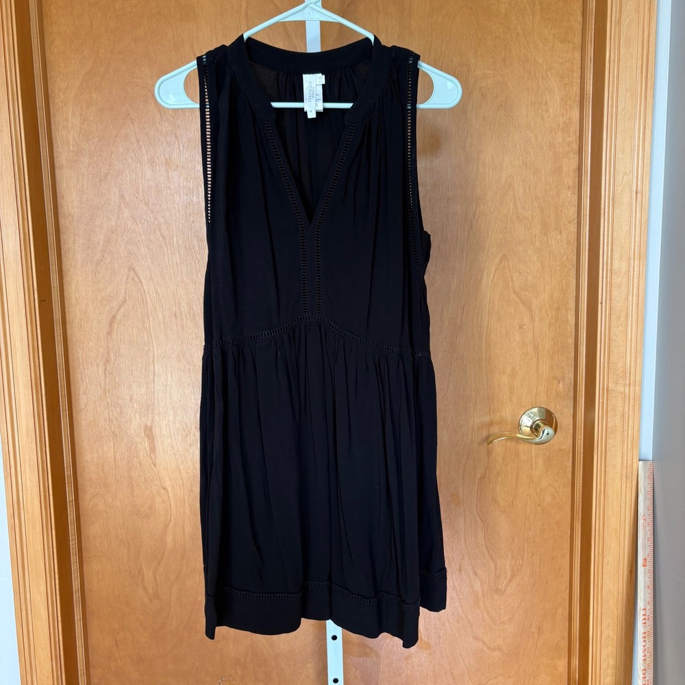 Seafolly Australia Black Sleeveless V-Neck Mini Dress - Size M